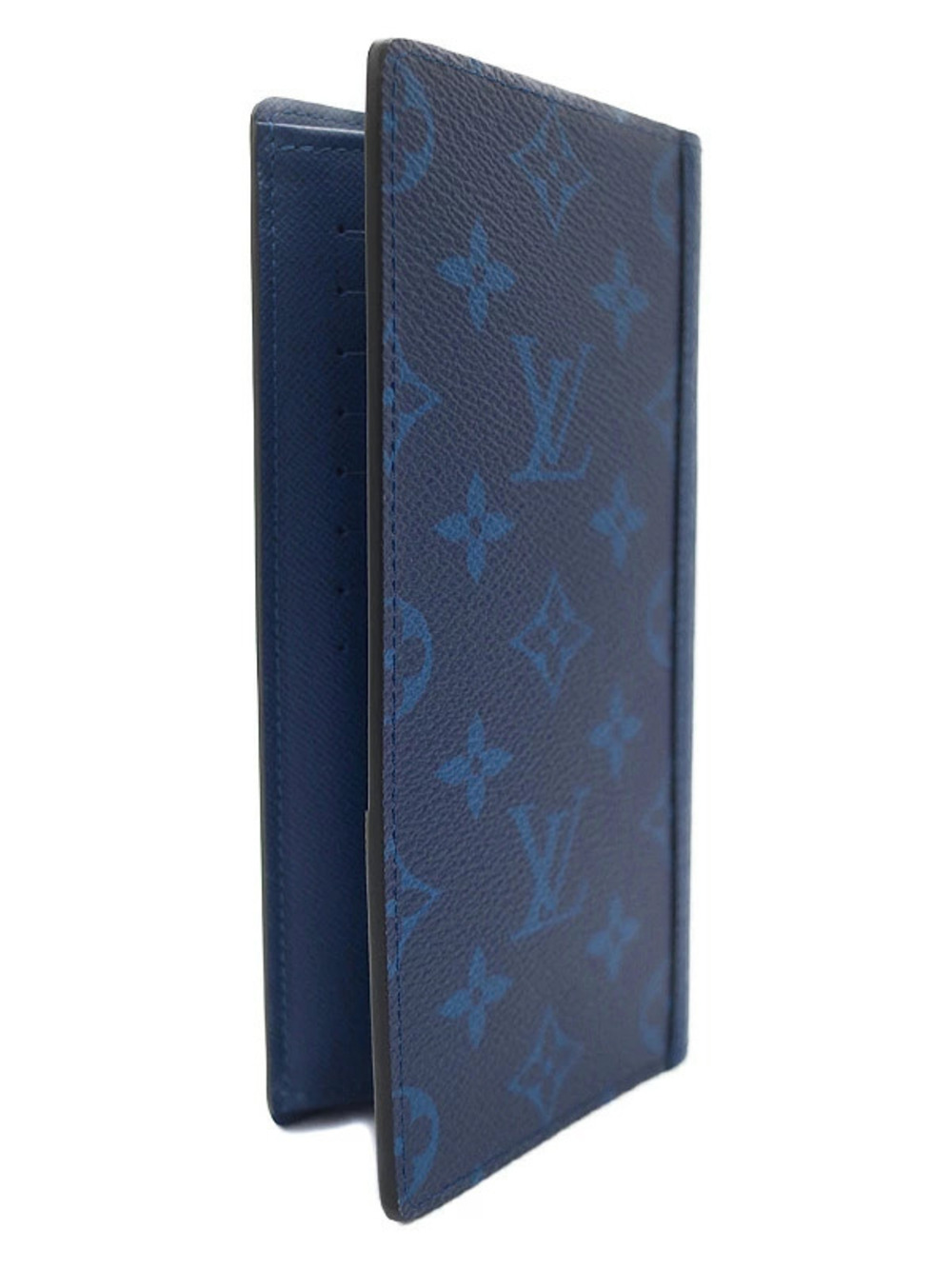 Louis Vuitton Taigarama Wallet Long Brazza fold Bi Portefeuille Black